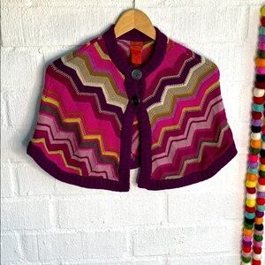 Missoni for Target Girls' Poncho Sweater - Passion